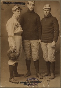 Boston Americans catchers Schreckengost, McLean and Criger