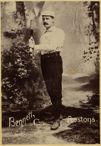 Charlie Bennett of the Boston Nationals