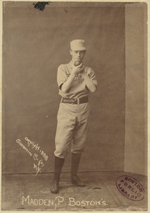 Kid Madden of the Boston Players League team