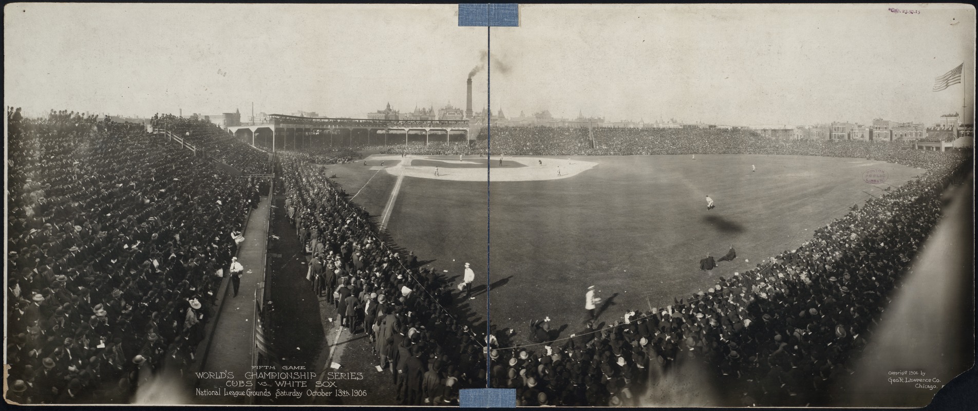 1906 World Series game at West Side Park in Chicago