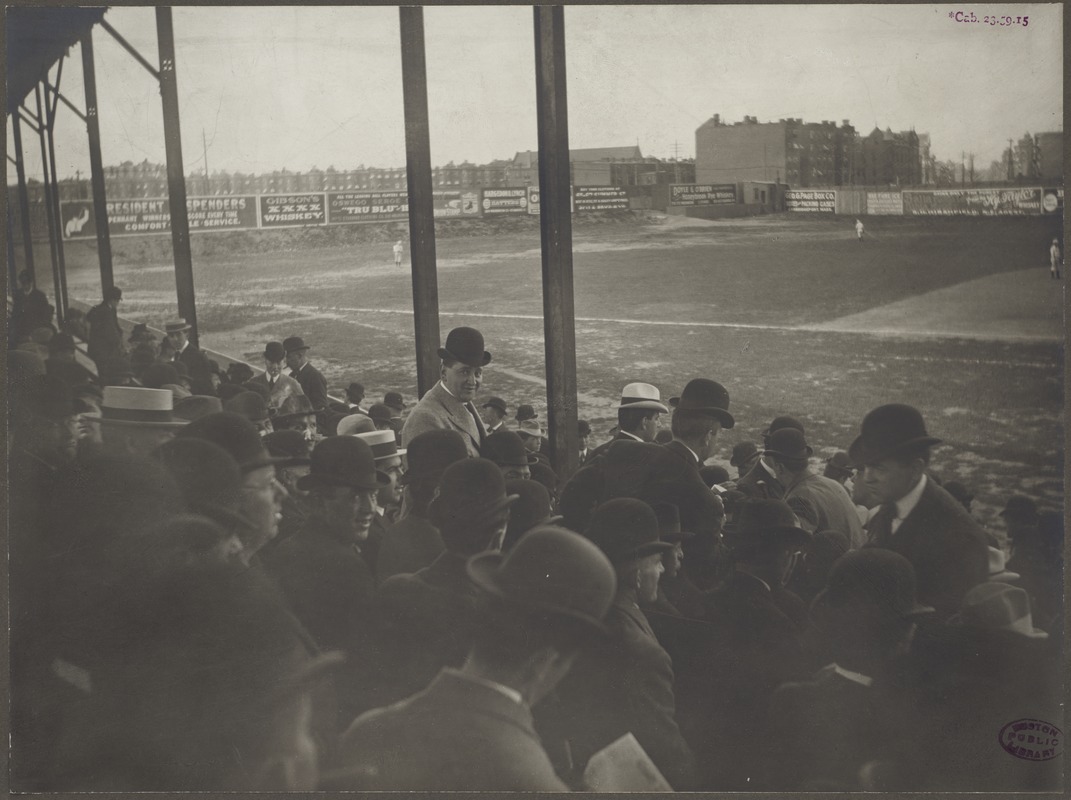 Stands along the third base line, Huntington Avenue Grounds Digital