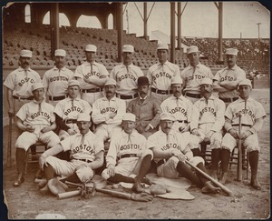 Boston Nationals Team Picture at the South End Grounds