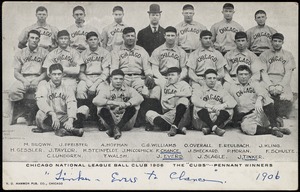 Chicago Cubs team picture, 1906