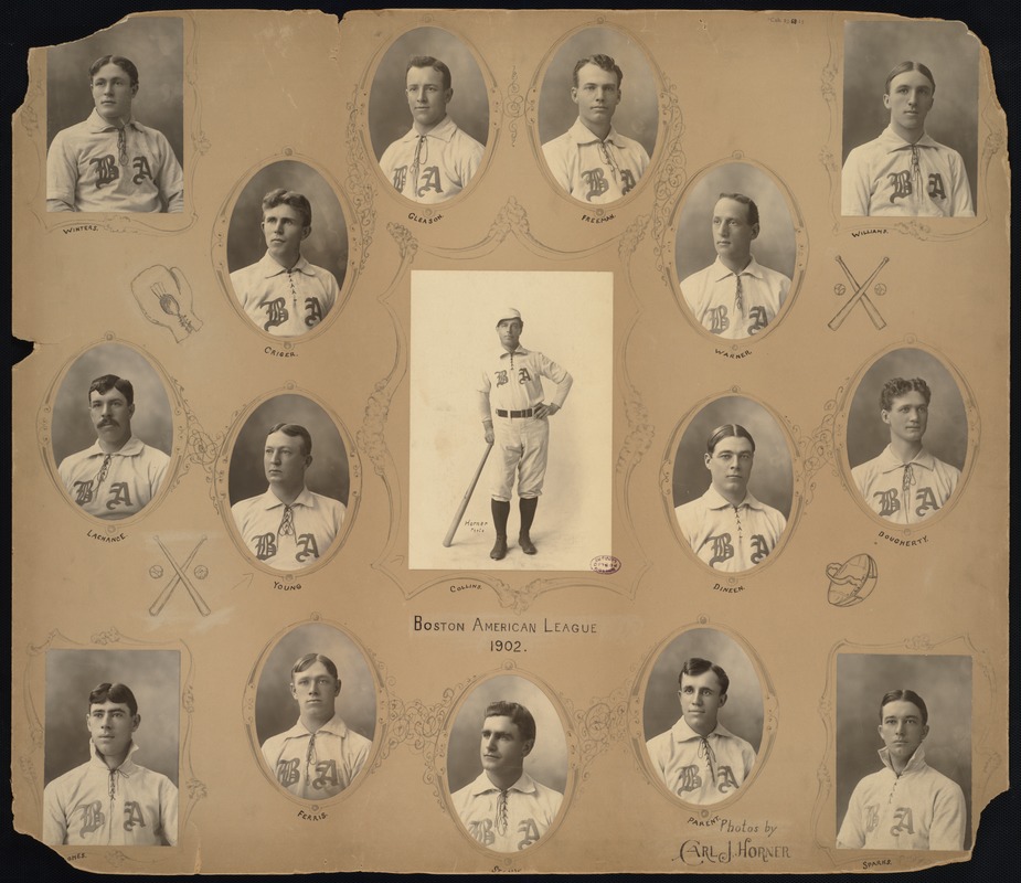 Boston Americans Baseball Team, 1902 - Digital Commonwealth