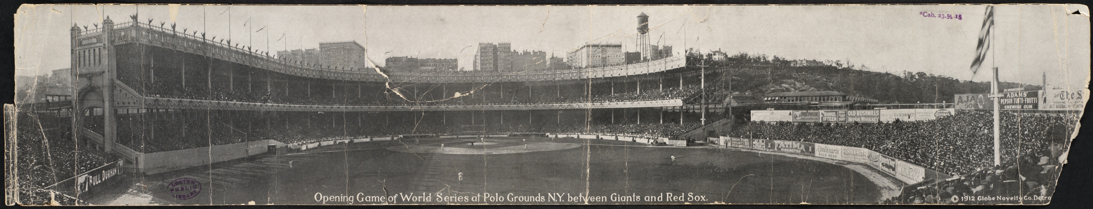 Polo Grounds, 1912 World Series