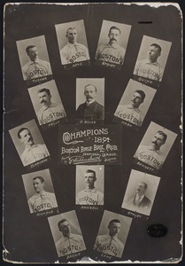 Boston National League Team, 1891