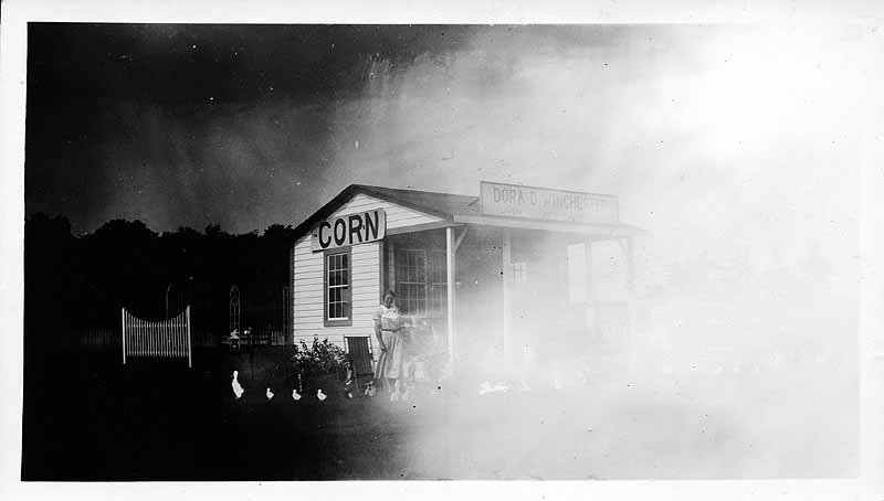 Dora Winchester, Agri. Dept. "34." Her Roadside Stand, Middlesex Felloway, Saugus