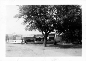 Harold Rogers, Class 1928. His Roadside Stand