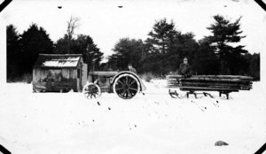 Robert L. Moulton, Graduated 1929 E.C.A.S., on Farm in Lynnfield