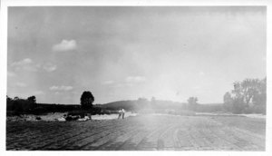 Harold Rogers, Class 1928. Asparagus Bed Partly Destroyed by 1936 Flood