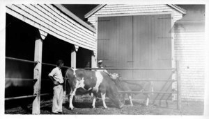 Wilfred Jordan, Class 1924 (left)