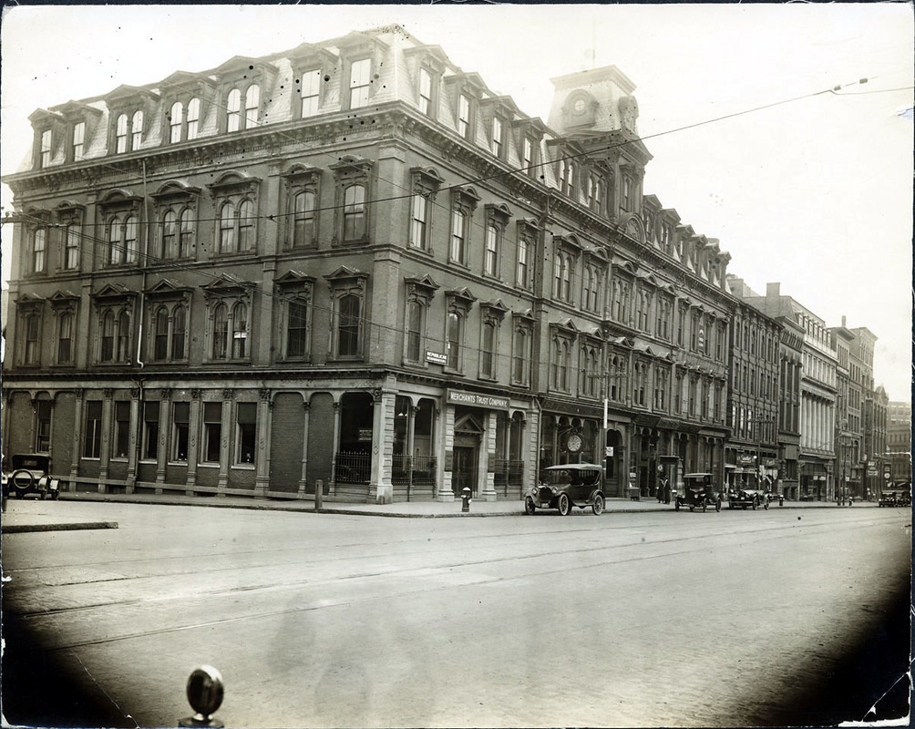 Essex St., South side at Appleton St. (3 copies); Merchant Trust Co.