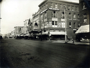 Broadway east side at Lowell St. (2 copies); Victoria Theatre