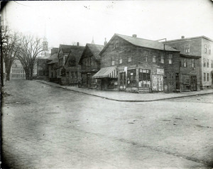 Amesbury St. north side from Valley St. looking north (2 copies); High School; First Baptist Church