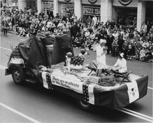 Nurses on a truck