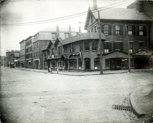 Common and Amesbury Streets looking west north side (2 copies); Butler's Dye House Annex