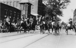 Dignitaries on horseback