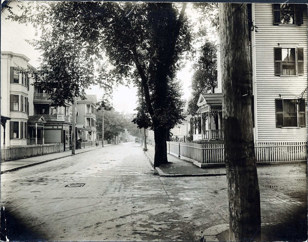 Park St. looking west from Bennington St. (2 copies)