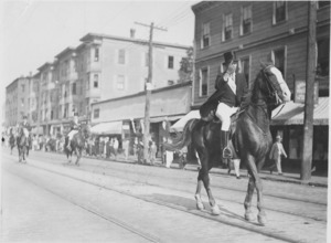 Dignitary on horseback