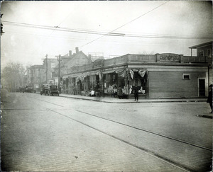 Lawrence St. east side at Elm St. looking north (2 copies); Thomas Kalil & Son. Dry Goods