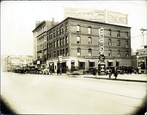 Essex St. south side from Hampshire St. (2 copies); Colonial Theatre Kiosk; Forrest Bldg.; Harris Jeweler