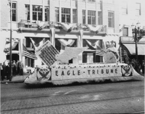 Eagle Tribune float