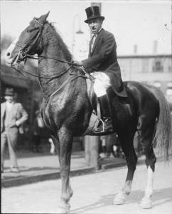 Dignitary on horseback