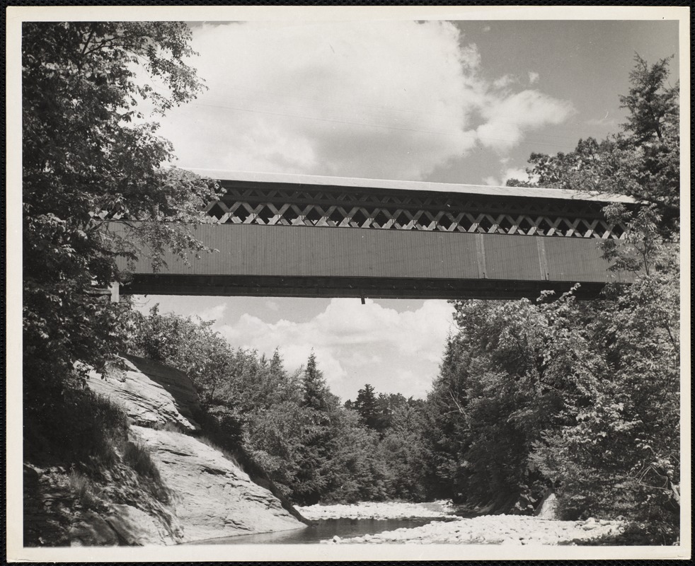 Chiselville Bridge Sunderland, VT Digital Commonwealth