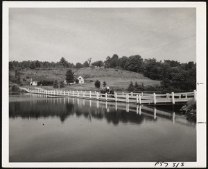 Floating bridge, Brookfield, Vt.