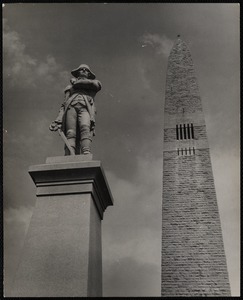 Statue of Seth Warner - Bennington Battle Monument - Bennington, Vt.