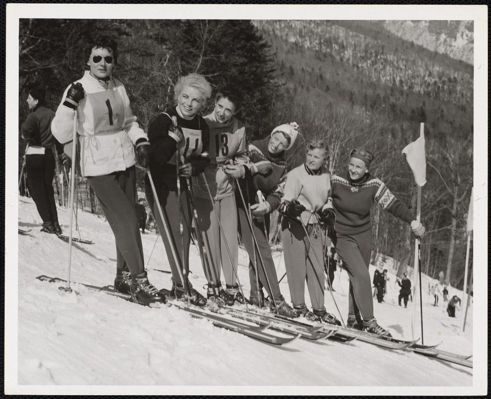Stowe, VT Mt. Mansfield - American - Internationsl Ski Races - March '57