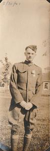 Arthur S. Graham in WWI uniform, West Yarmouth, Mass.