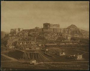 The Acropolis, from the Philopappos hill. Athens