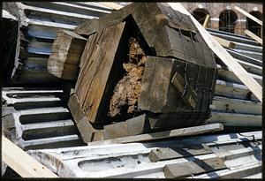 Massachusetts State House under renovation