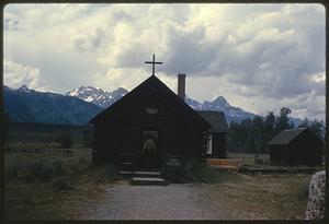 Exterior view of Chapel of the Transfiguration, Moose, Wyoming
