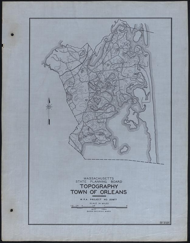 Topography Town of Orleans Digital Commonwealth