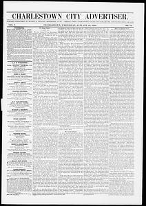 Charlestown City Advertiser, January 21, 1852