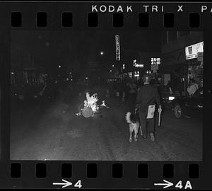 Harvard Square anti-war riot