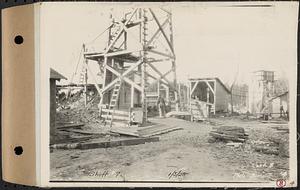 Contract No. 8, Sinking Shafts 6 and 7 for Wachusett-Coldbrook Tunnel, Rutland, Shaft 7, Rutland, Mass., Jan. 5, 1928