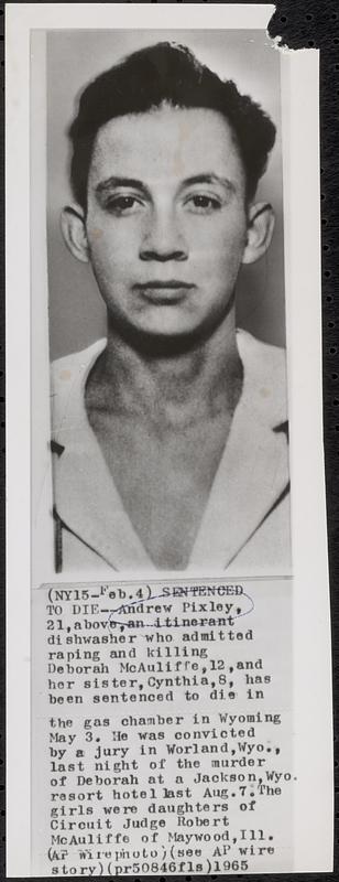 Sentenced to die
