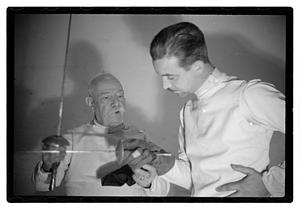 Danguy fencing master, also Gordon Muir, also Chamberlain