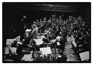 Harvard & Radcliffe Glee Clubs symphony Boulanger conducting, Symphony Hall