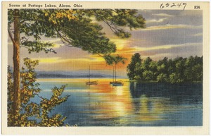Scene at Portage Lakes, Akron, Ohio