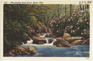 Metropolitan Park scene, Akron, Ohio
