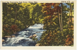 Sand Run Reservation Park scene, Akron, Ohio