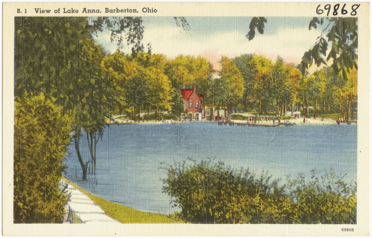 View of Lake Anna, Barberton, Ohio