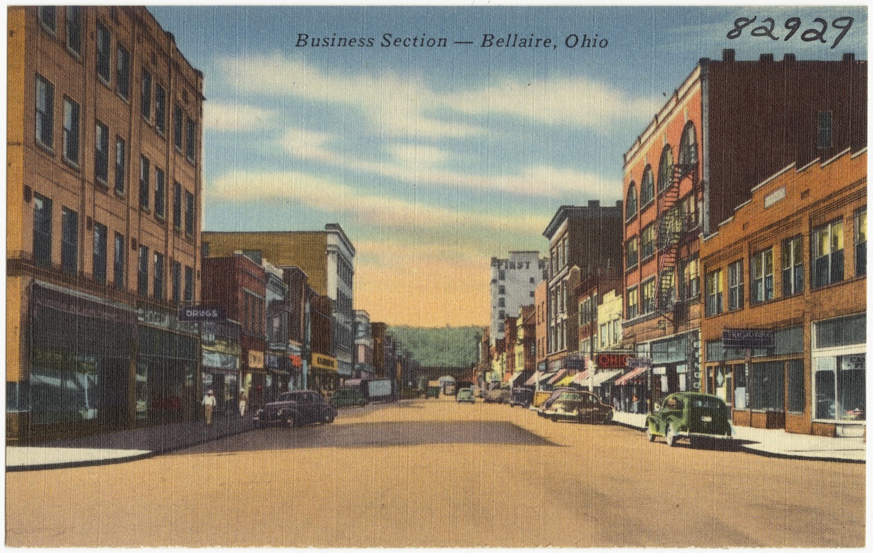 Business section Bellaire, Ohio Digital Commonwealth