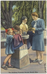 The drinking fountain, Beulah Beach, Ohio