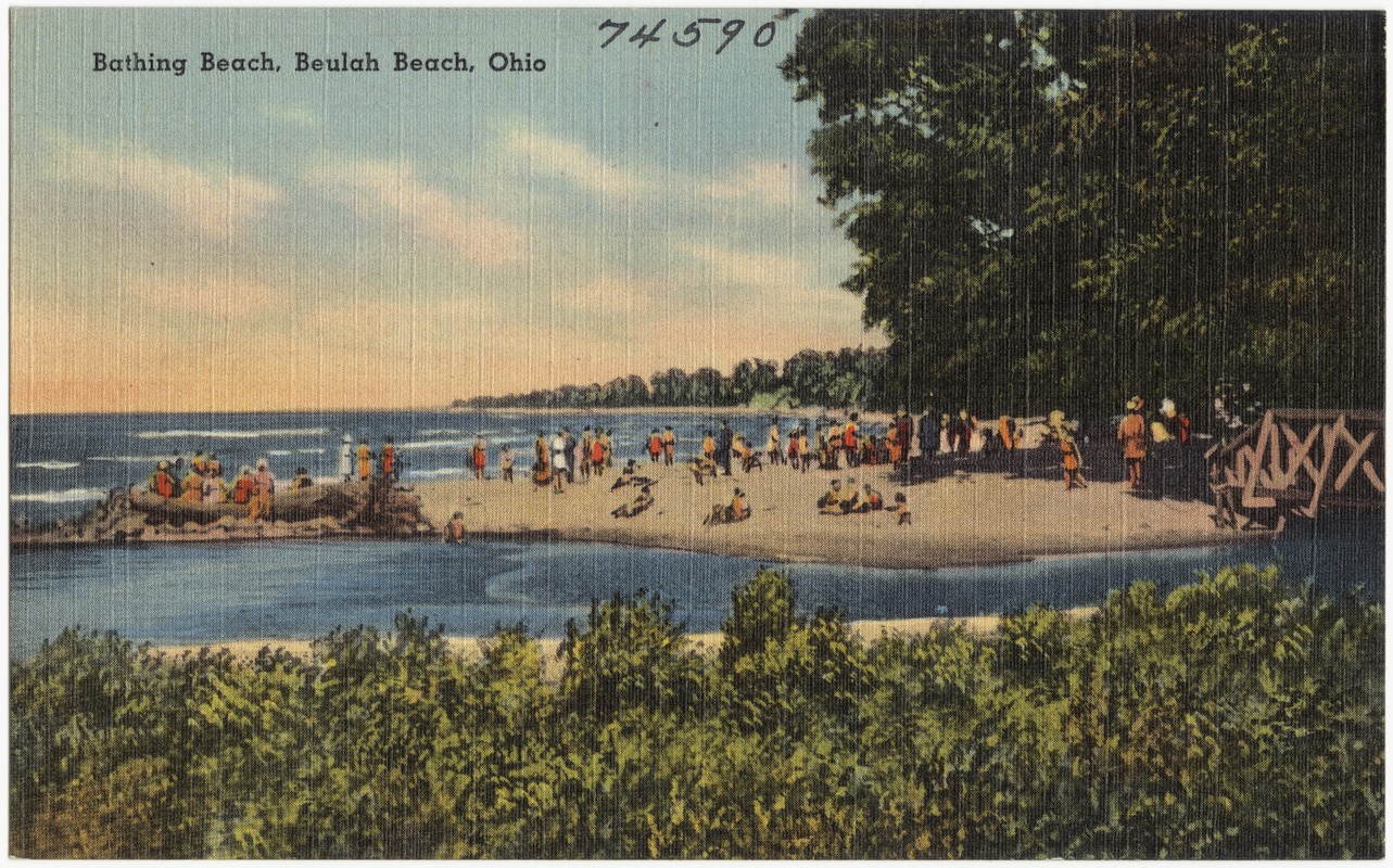 Bathing beach, Beulah Beach, Ohio
