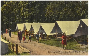 Camping at convention, Beulah Beach, Ohio